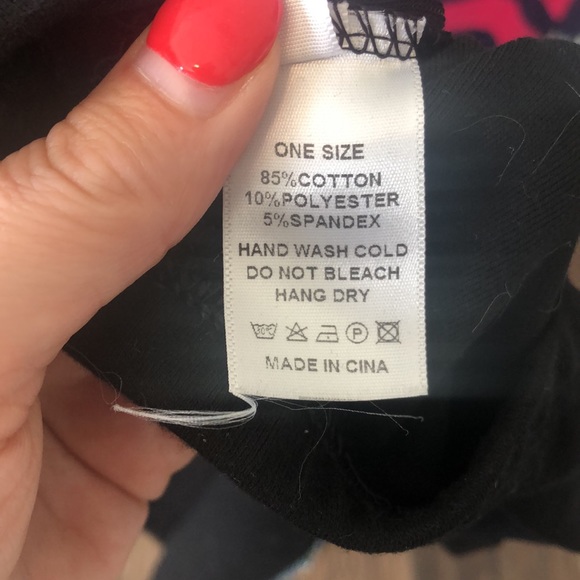 BNWT Black Beaded Skull Leggings - Picture 4 of 4